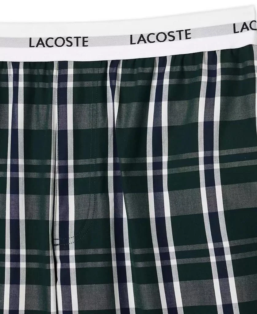 商品Lacoste|Men's Cotton Plaid Pajama Pants,价格¥187,第5张图片详细描述