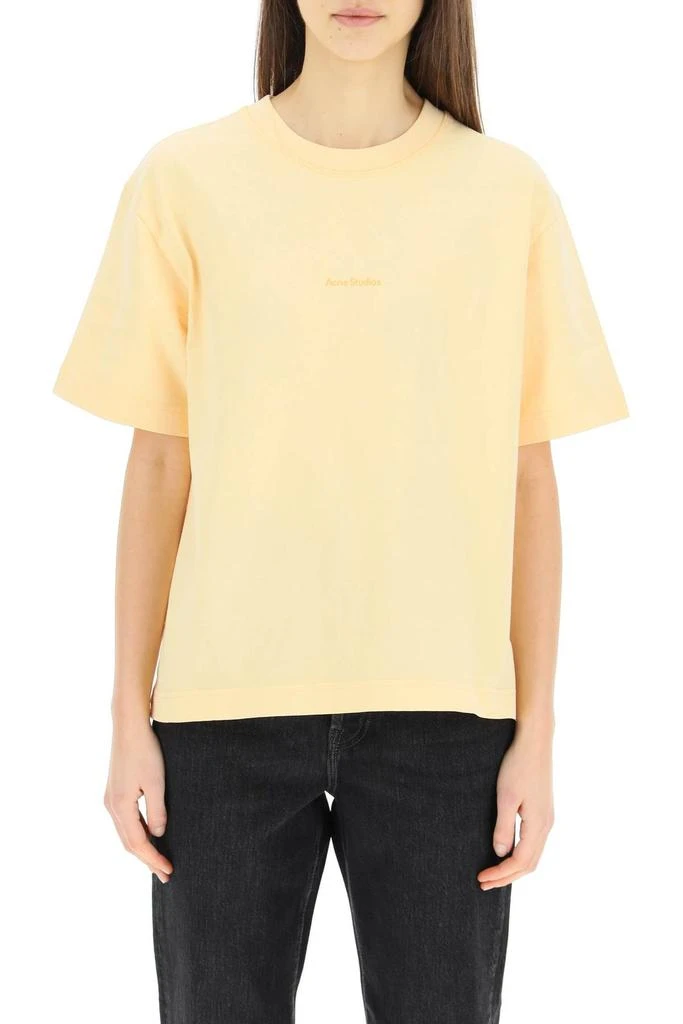 商品Acne Studios|Acne Studios Logo Printed Crewneck T-Shirt,价格¥933,第2张图片详细描述