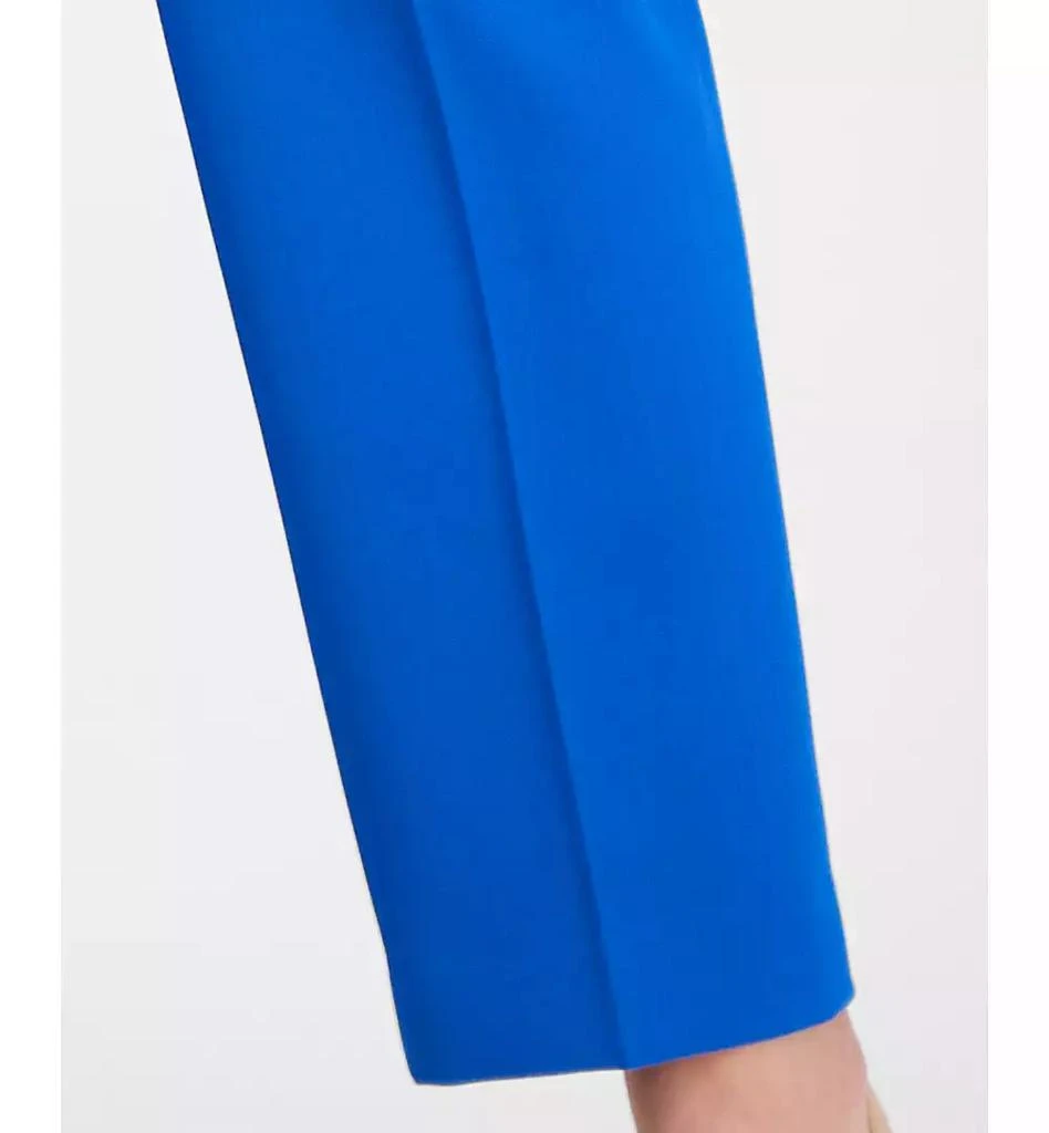 Women's Crepe One-Button Straight-Leg Pantsuit Set, Regular & Petite 商品