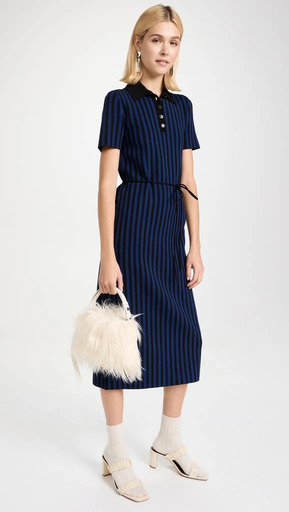 商品Tory Burch|Tory Burch 汤丽柏琦 Plaited Rib Polo Dress,价格¥1111,第5张图片详细描述