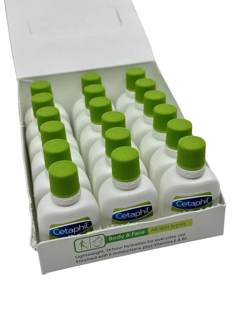 商品Cetaphil|Moisturizing Lotion Body & Face All Skin Types 1 OZ Set of 18,价格¥158,第1张图片