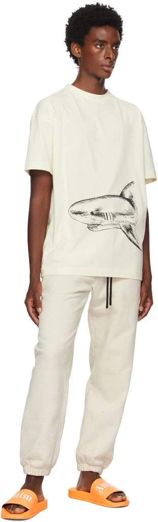 商品Palm Angels|Off-White Broken Shark Classic T-Shirt,价格¥1671,第4张图片详细描述