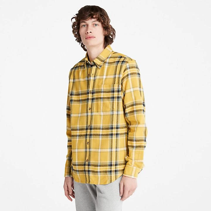 商品Timberland|Heavy Flannel Check Shirt for Men in Yellow,价格¥698,第1张图片