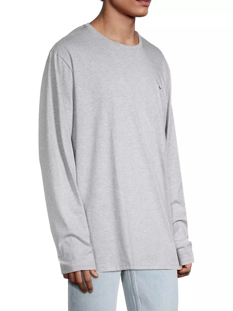 商品Lacoste|Long-Sleeve Cotton T-Shirt,价格¥385,第4张图片详细描述