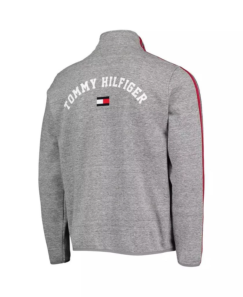 商品Tommy Hilfiger|Men's Heathered Gray Arizona Cardinals Mario Quarter-Zip Jacket,价格¥674,第3张图片详细描述