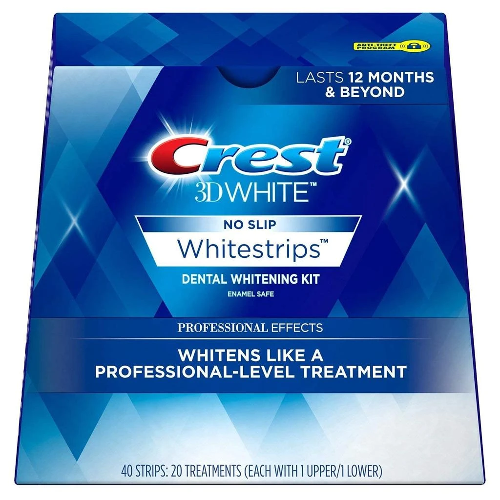 商品Crest|Crest 3D White Whitestrips Professional Effects, 40 count,价格¥249,第1张图片