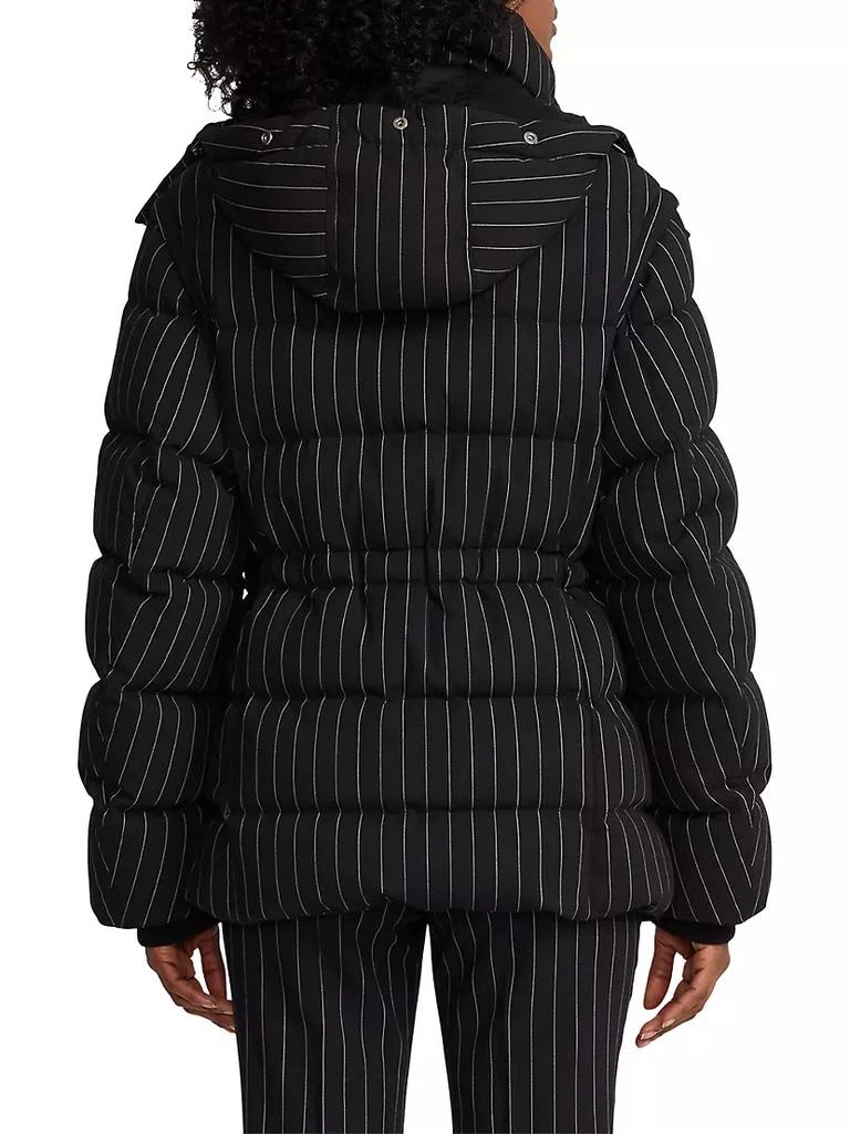 商品Ralph Lauren|Laurene Pinstripe Convertible Puffer Jacket,价格¥21978,第5张图片详细描述