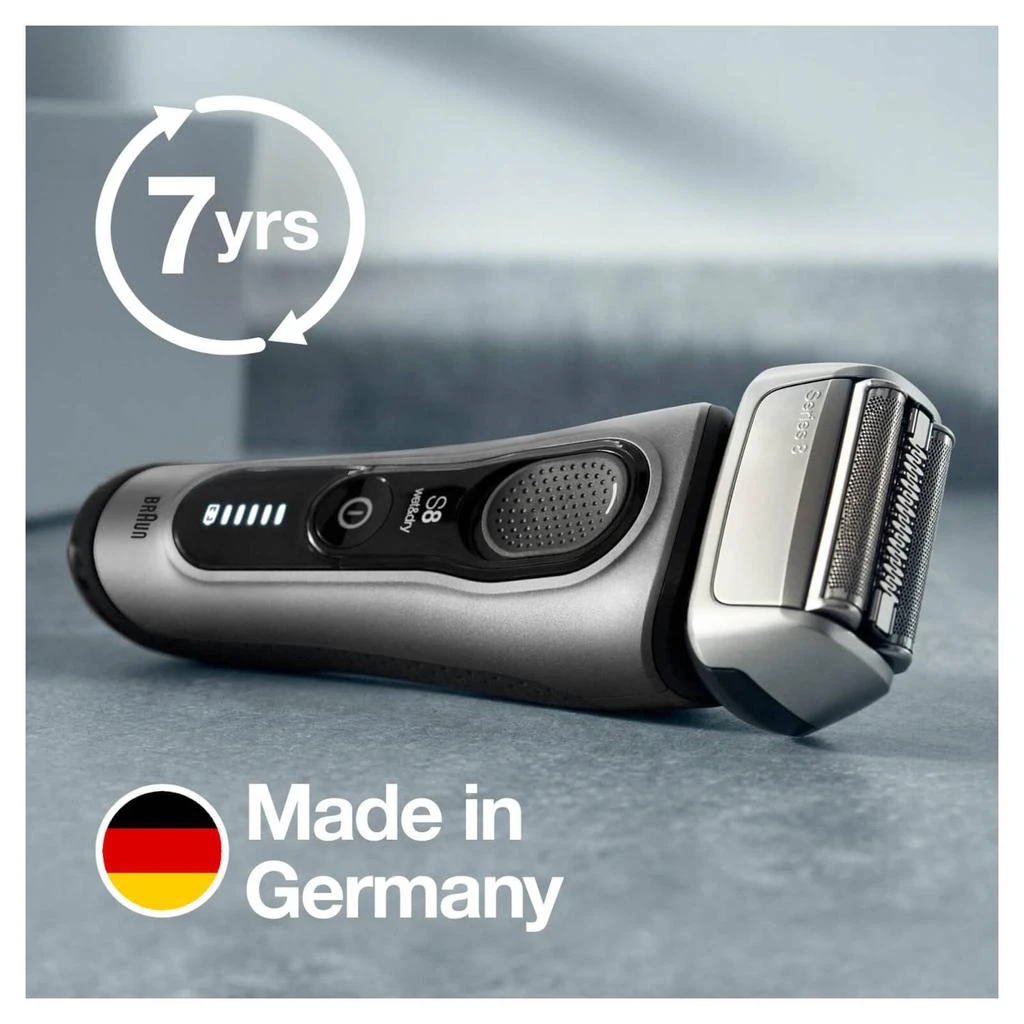 商品Braun|Braun Series 8 8350s Electric Shaver, Silver,价格¥2254,第5张图片详细描述