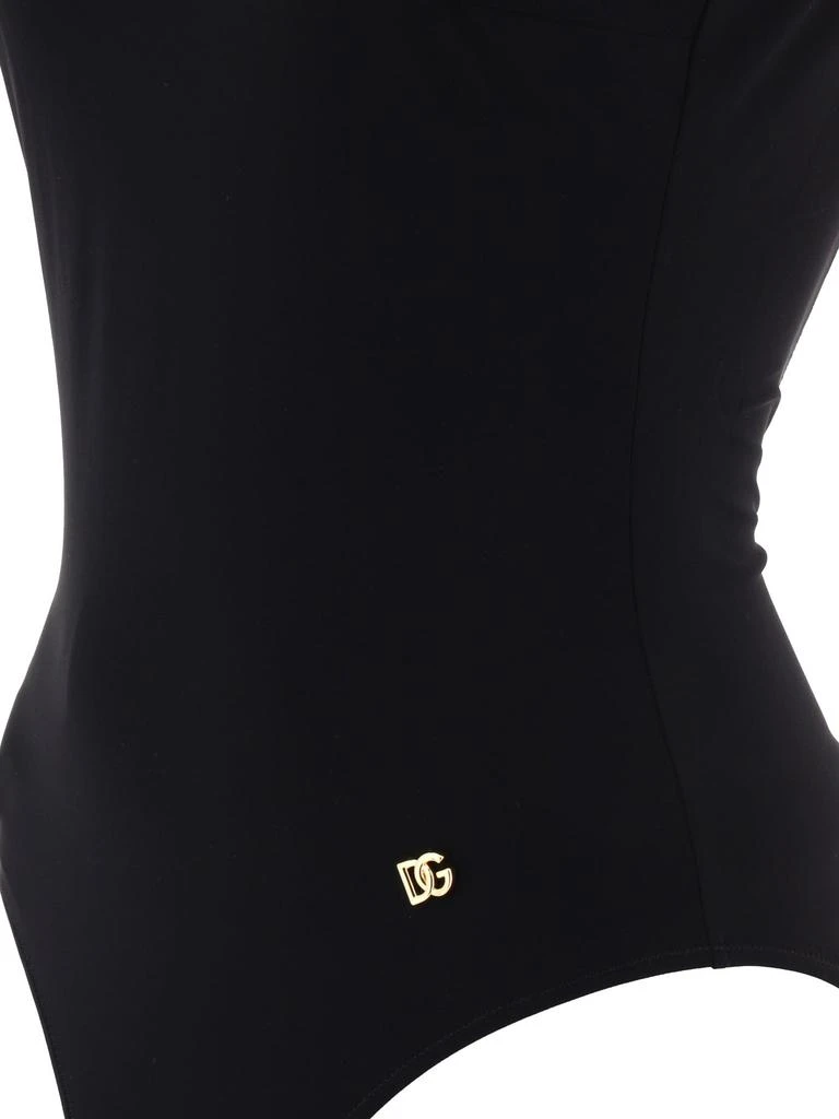 商品Dolce & Gabbana|Swimsuit With Logo Costumes Black,价格¥1664,第3张图片详细描述