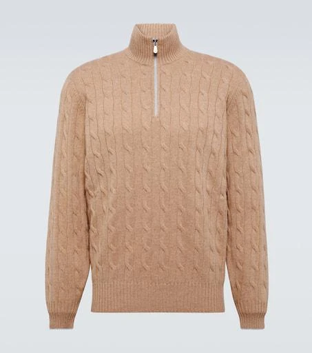 商品Brunello Cucinelli|半拉链羊绒毛衣,价格¥21617,第1张图片