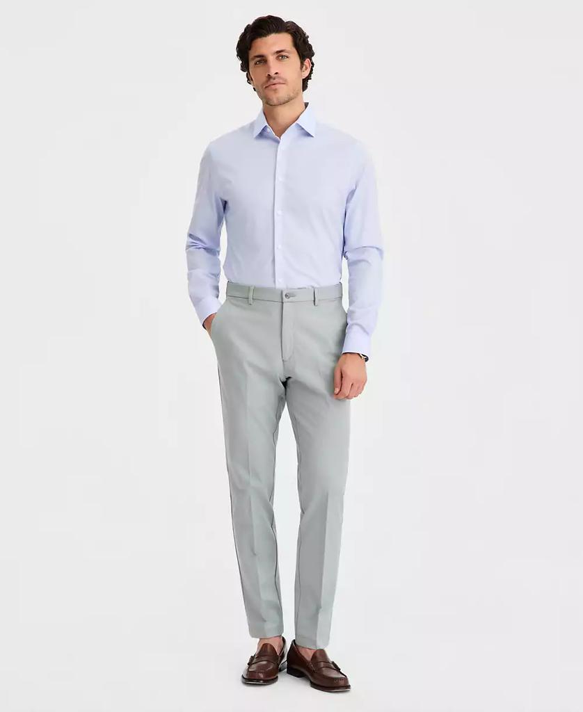 Calças sociais clássicas para homem em tecido Sharkskin image 2