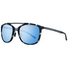 商品Porsche Design|Blue Pilot Men's Sunglasses P8671 B 55,价格¥750,第1张图片