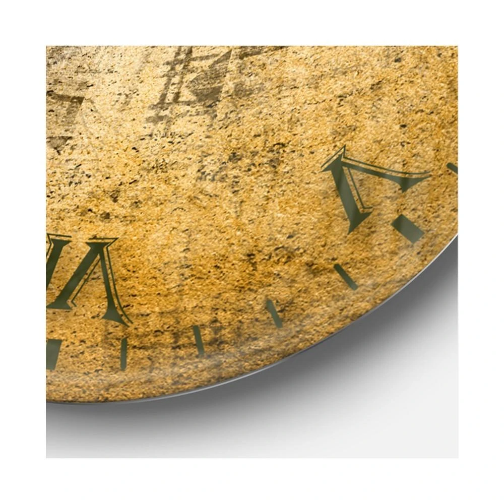商品Design Art|Designart Oversized Rustic Round Metal Wall Clock - 36 x 36,价格¥2467,第4张图片详细描述