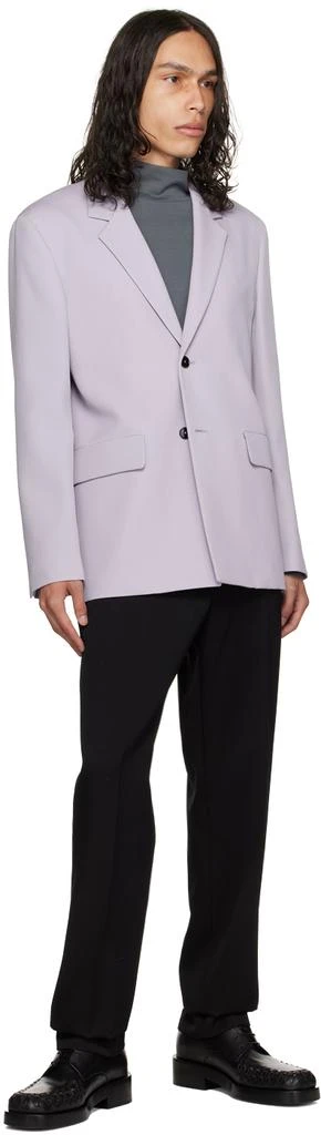 商品Jil Sander|Purple Single-Breasted Blazer,价格¥6944,第4张图片详细描述