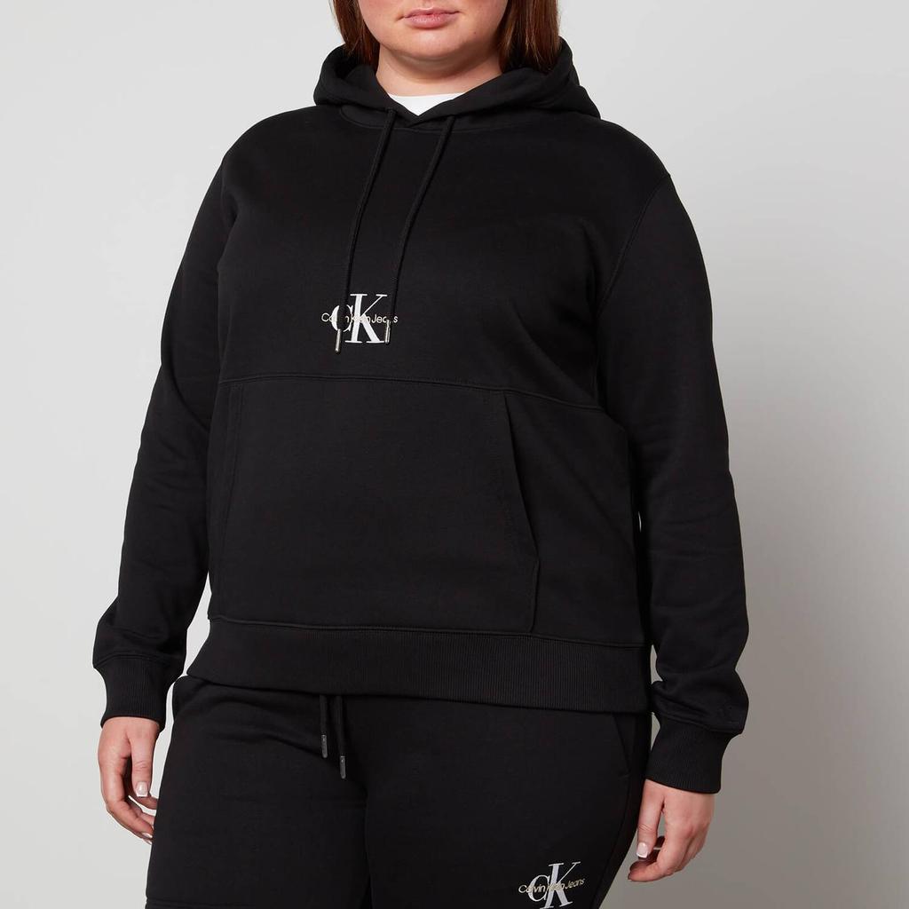 Calvin Klein Jeans Women's Plus Monogram Logo Hoodie - Ck Black商品第1张图片规格展示
