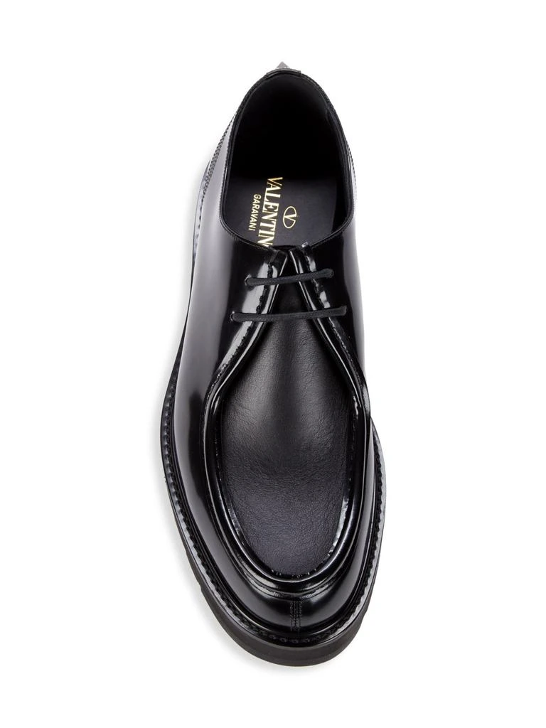 商品Valentino|Leather Oxford Shoes,价格¥4814,第5张图片详细描述