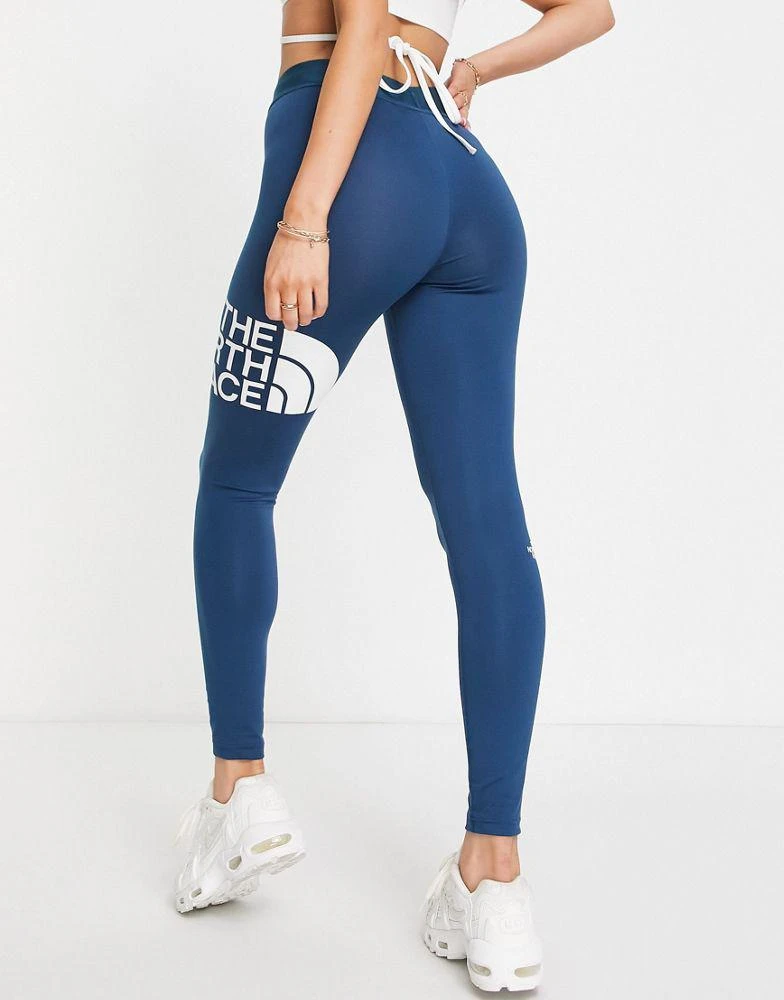 商品The North Face|The North Face Flex Mid Rise leggings in blue,价格¥331,第2张图片详细描述