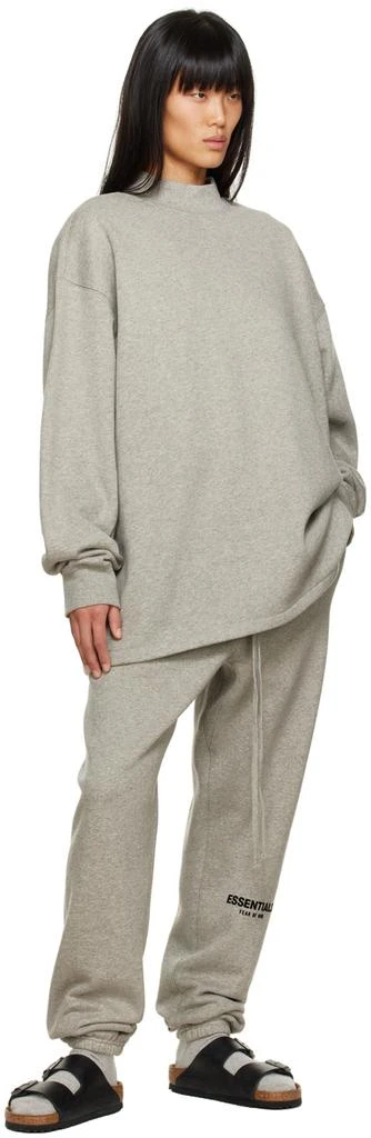 商品Essentials|Gray Relaxed Sweatshirt,价格¥399,第4张图片详细描述