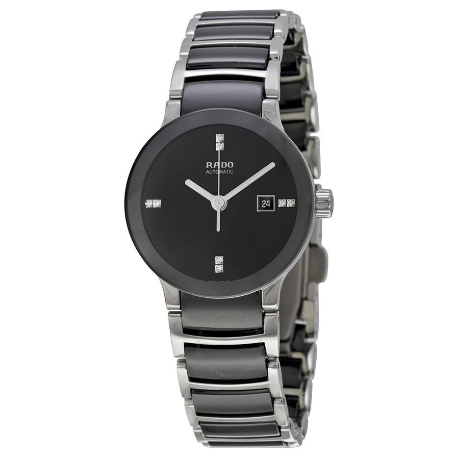商品Rado|Centrix Ceramic Black Dial Ladies Watch R30942702,价格¥9010,第1张图片