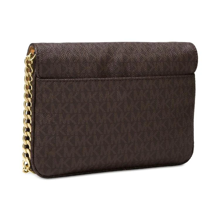 商品Michael Kors|Signature Small Fulton Flap Gusset Crossbody,价格¥1466,第4张图片详细描述