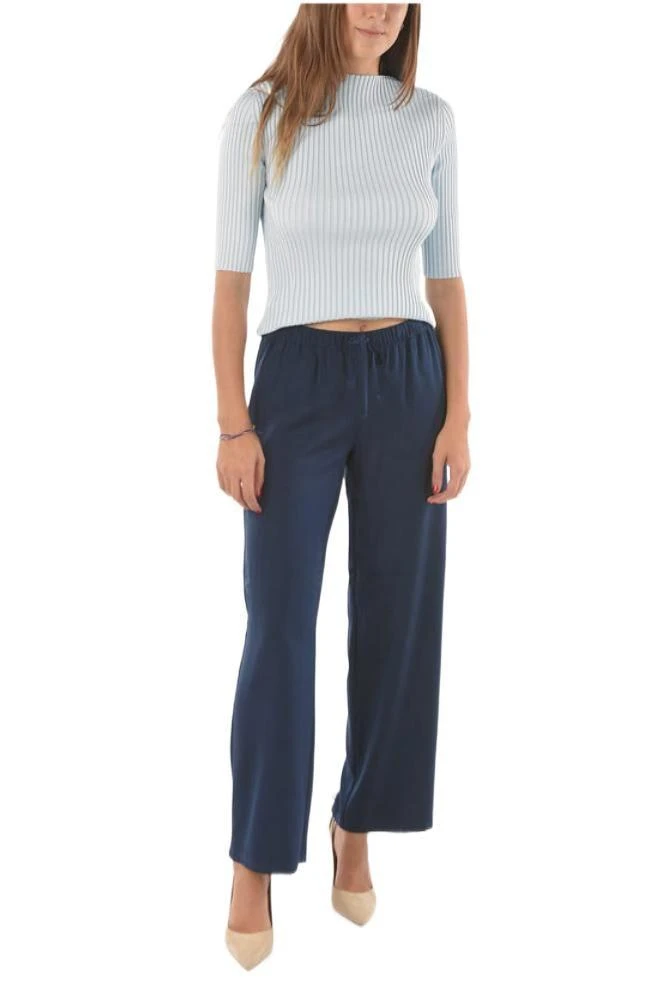 商品P.A.R.O.S.H.|P.a.r.o.s.h. women's blue other materials pants,价格¥3742,第4张图片详细描述