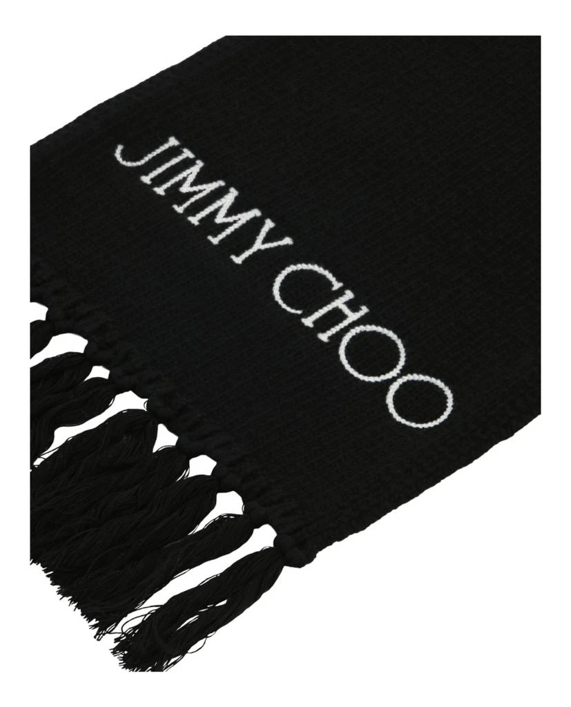 商品Jimmy Choo|Wool Logo Printed Scarf,价格¥1893,第3张图片详细描述