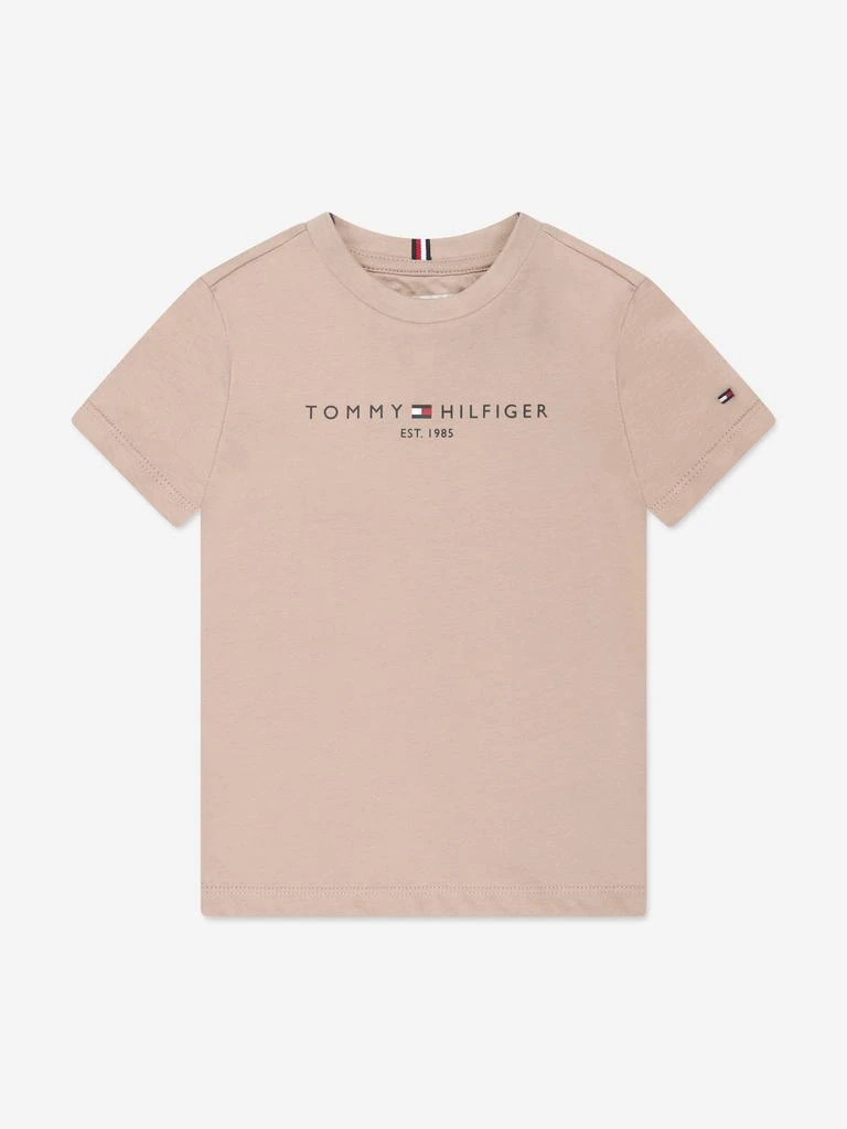 商品Tommy Hilfiger|Kids Essential T-Shirt in Beige,价格¥195,第1张图片