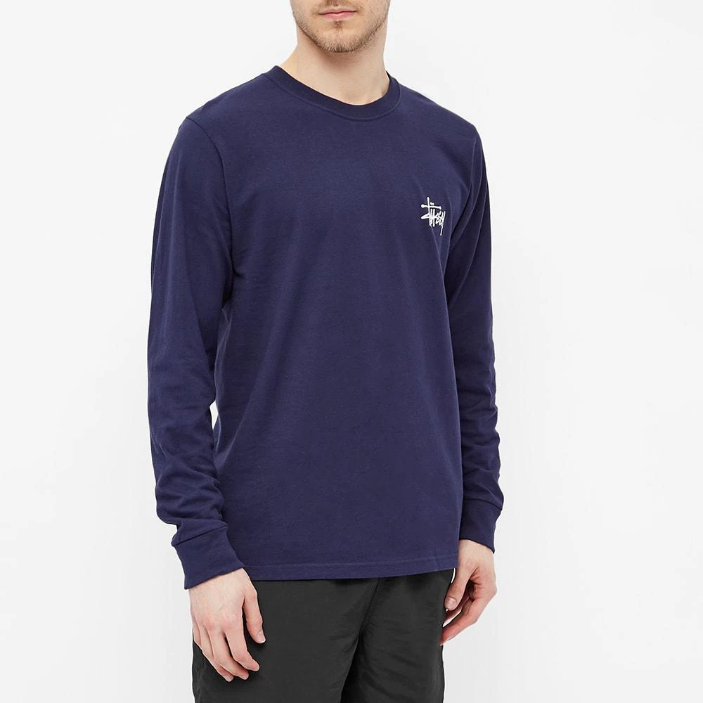 商品STUSSY|Stussy Long Sleeve Basic Stussy Tee,价格¥241,第4张图片详细描述