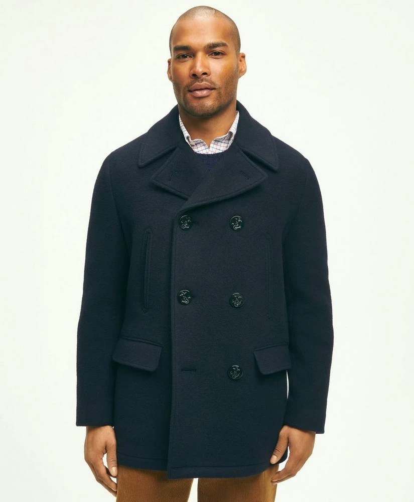 商品Brooks Brothers|Wool Peacoat,价格¥4668,第1张图片