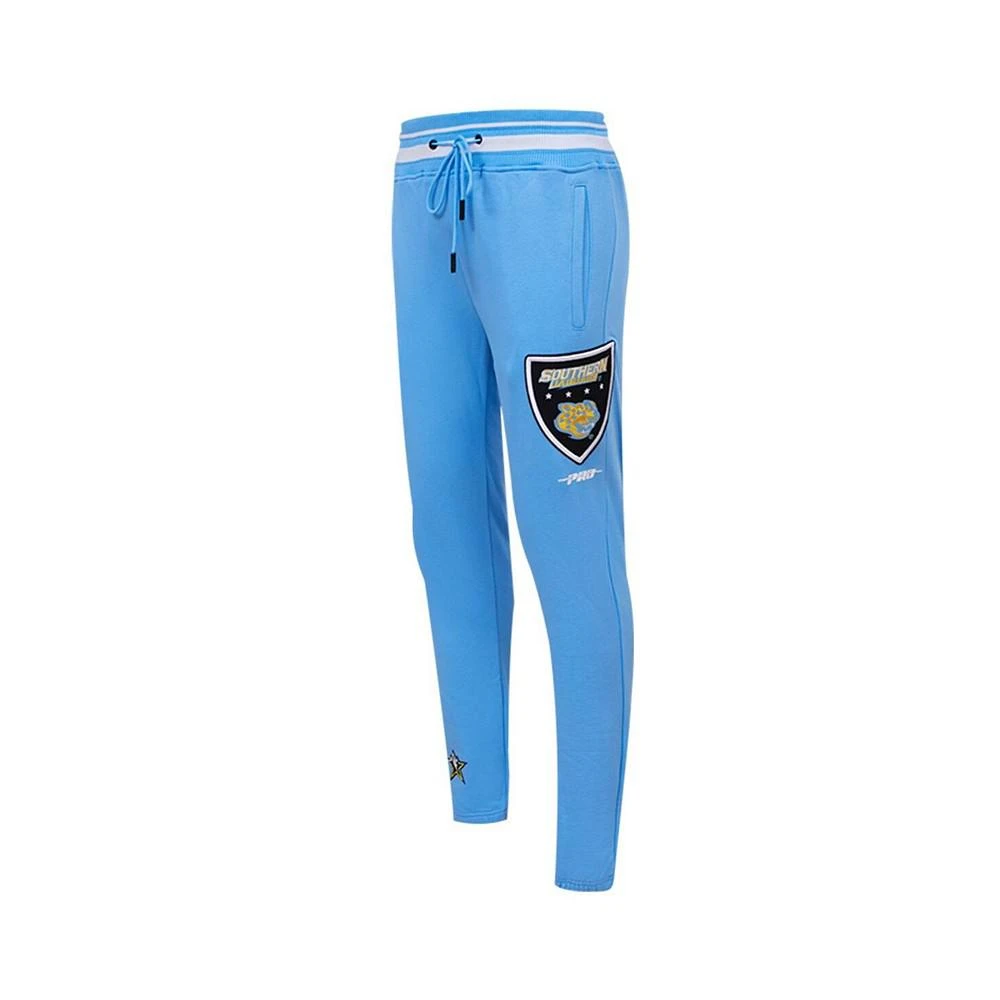 商品Pro Standard|Men's and Women's Light Blue Southern University Jaguars 2023 NBA All-Star Game x HBCU Classic Chenille Jogger Pants,价格¥893,第2张图片详细描述