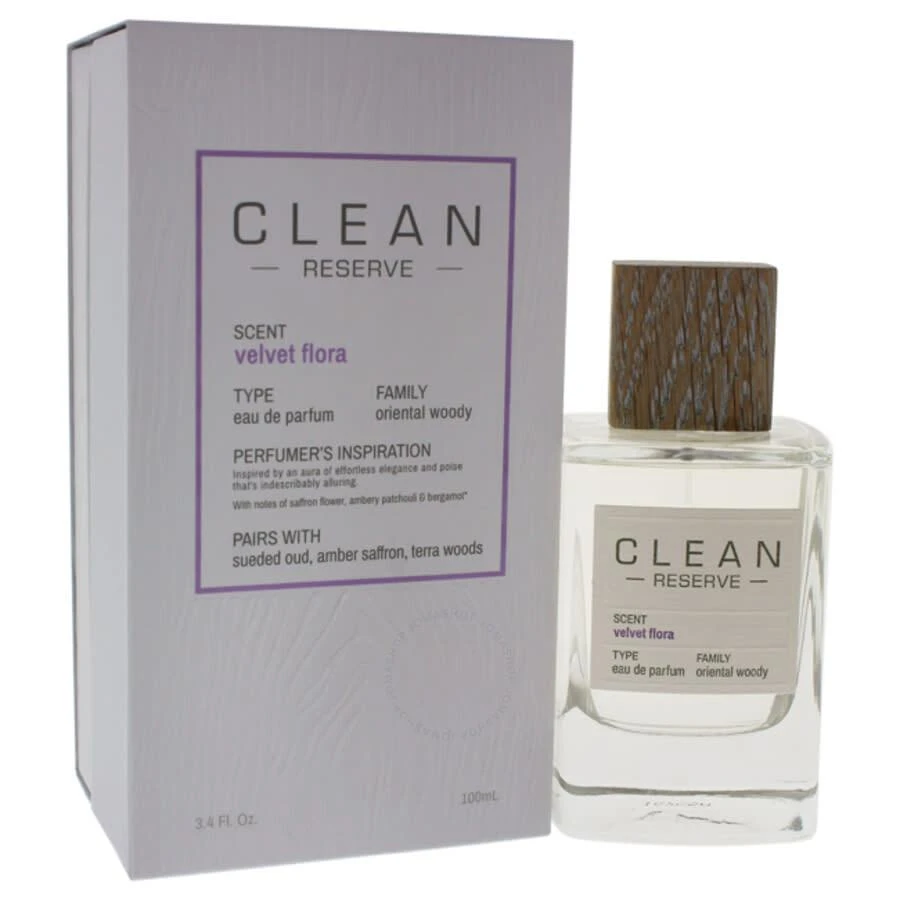 商品Clean|Reserve Velvet Flora by Clean for Unisex - 3.4 oz EDP Spray,价格¥204,第1张图片