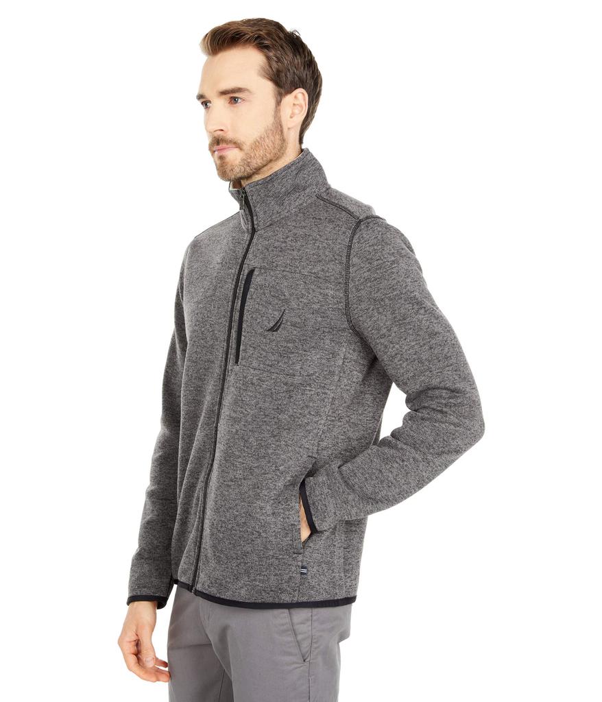 Fleece Zip Sweater商品第2张图片规格展示