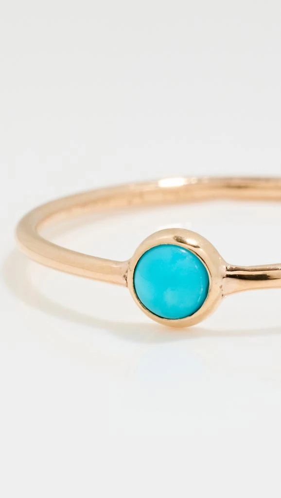 商品Zoe Chicco|14k Single Turquoise Gemtstone Stacking Ring,价格¥2075,第4张图片详细描述