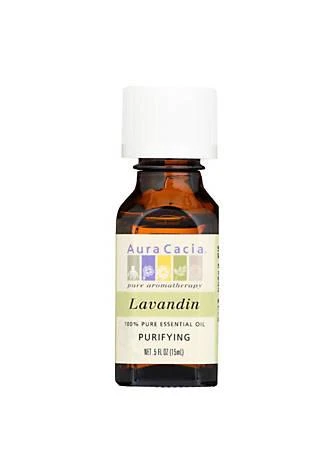 商品Aura Cacia|Cacia Pure Essential Oil Lavandin   0.5 Fl Oz,价格¥105,第1张图片