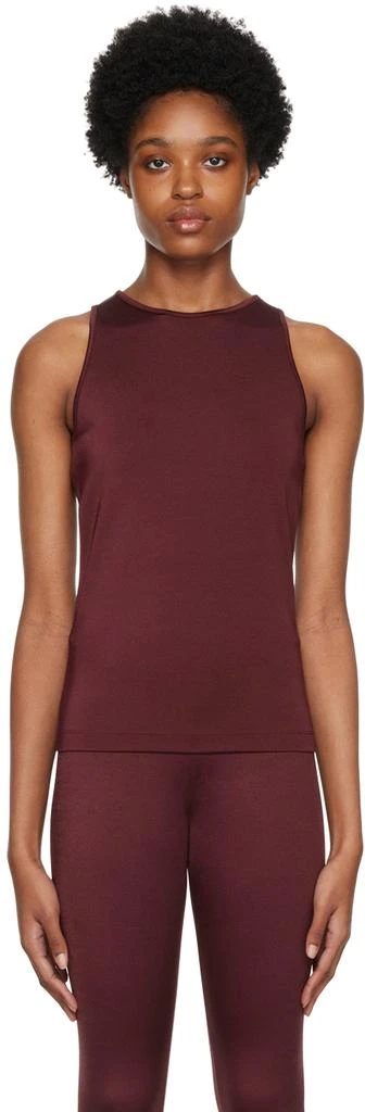 商品Wolford|Burgundy 'The Workout' Sport Top,价格¥126,第1张图片