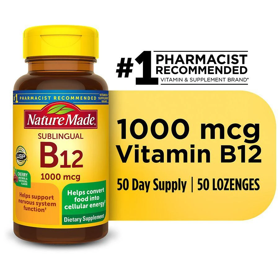 Vitamin B12 Sublingual 1000 mcg Sugar Free Fast Dissolve Tablets 商品