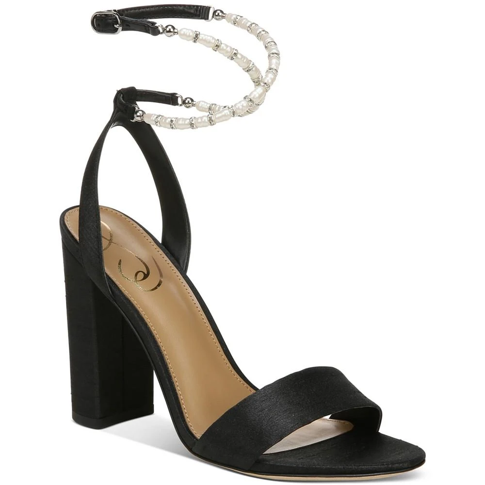 商品Sam Edelman|Women's Yanneli Embellished Ankle-Strap Sandals,价格¥1034,第1张图片