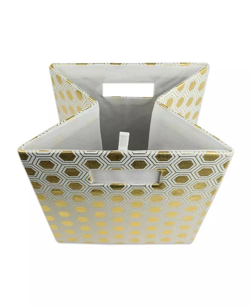 商品Design Imports|Honeycomb Print Polyester Storage Bin,价格¥142,第2张图片详细描述