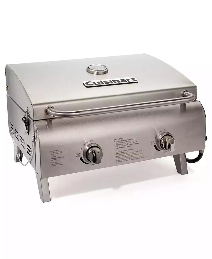 商品Cuisinart|Chef's Style Stainless Tabletop Grill,价格¥1502,第1张图片