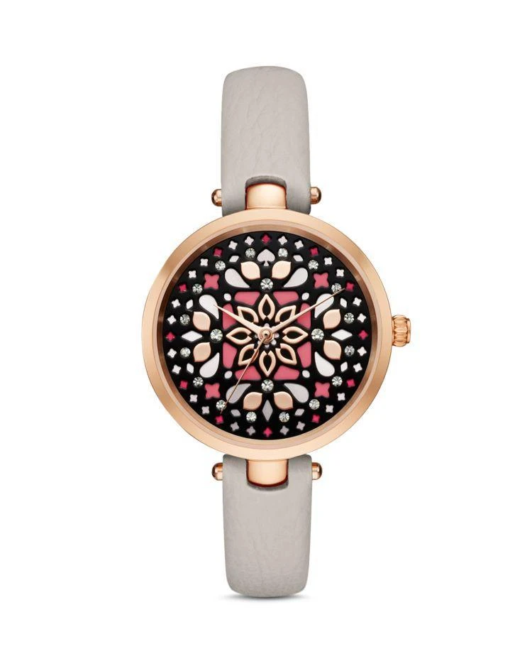 商品Kate Spade|Leather Mosaic Holland Watch, 34mm,价格¥1095,第1张图片