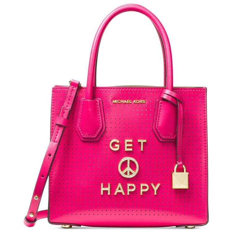 商品Michael Kors|Mercer 中号皮质手提包,价格¥1324,第1张图片
