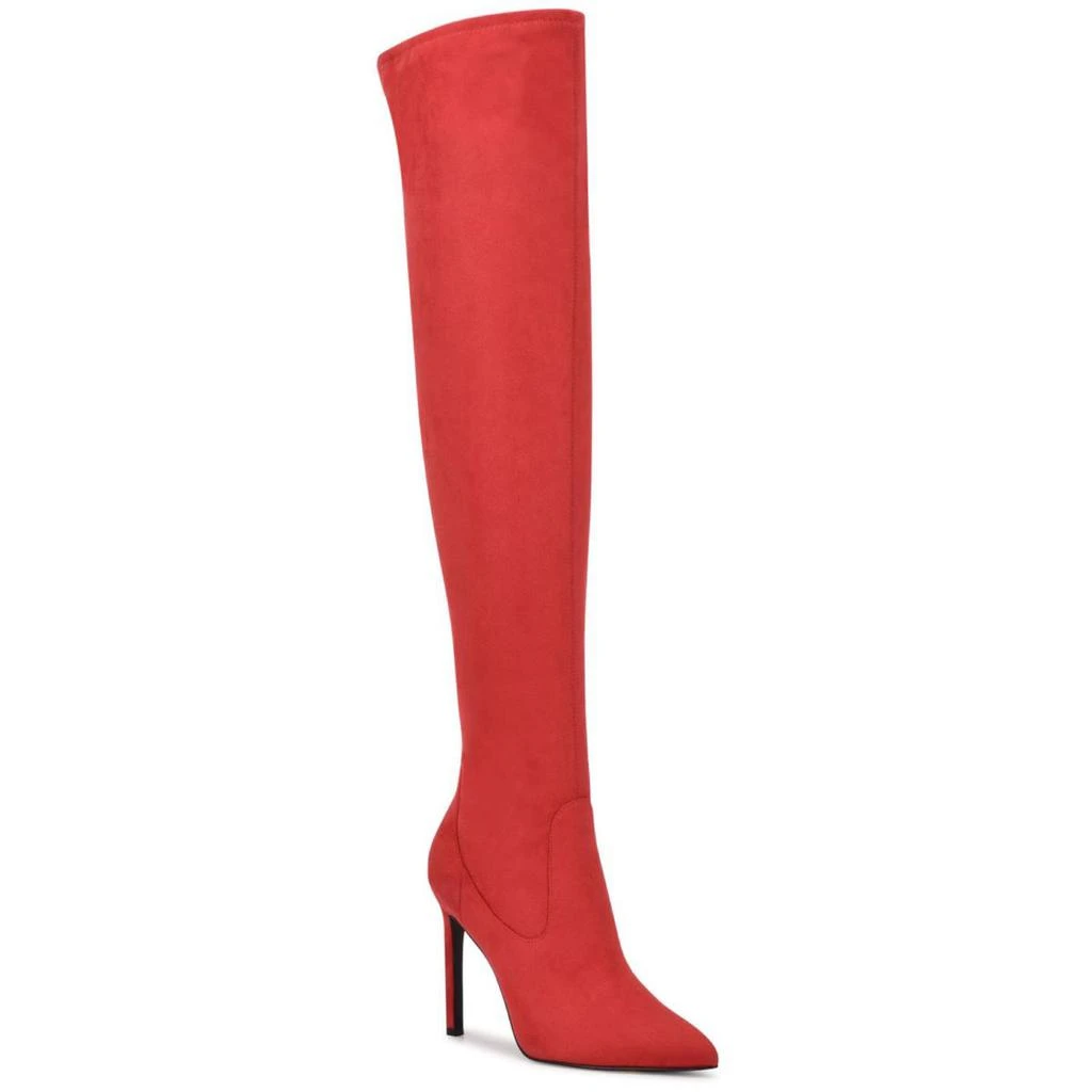 商品Nine West|Nine West Womens Tacy 2 Glitter Dressy Knee-High Boots,价格¥184,第1张图片