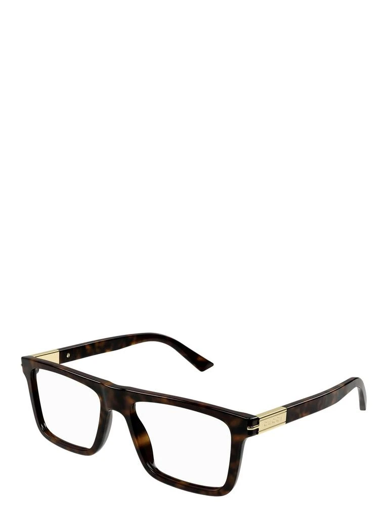 商品Gucci|Gucci Eyewear Square Frame Glasses,价格¥2080,第2张图片详细描述