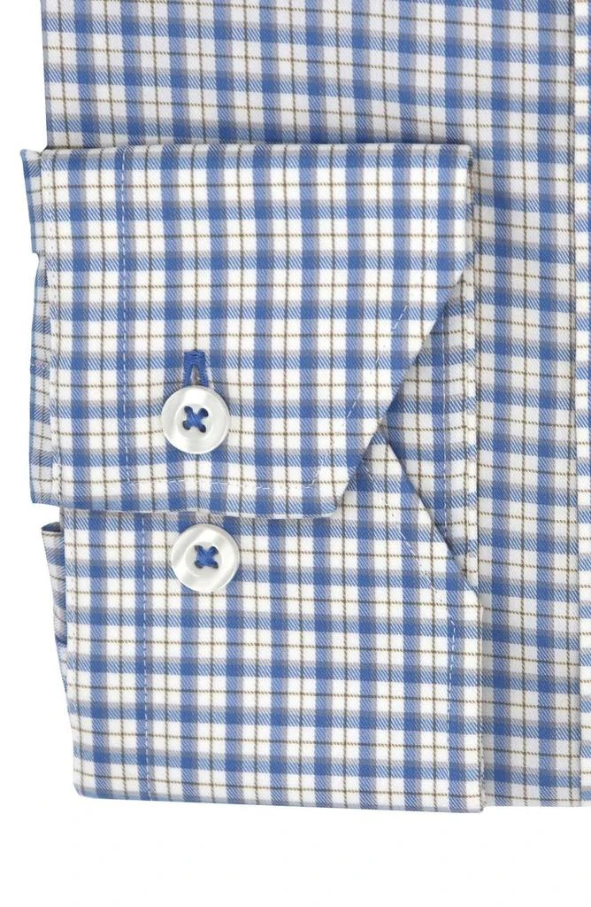 商品Lorenzo Uomo|Trim Fit Plaid Check Dress Shirt,价格¥410,第3张图片详细描述
