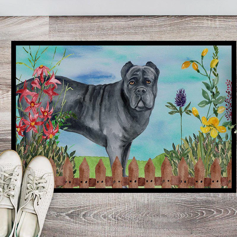 商品Caroline's Treasures|24 in x 36 in Cane Corso Spring Door Mat Indoor/Outdoor,价格¥312,第2张图片详细描述