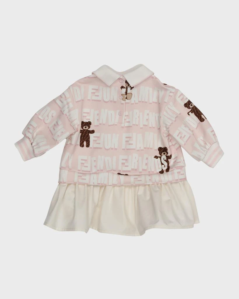 商品Fendi|Girl's Printed Sweatshirt Dress, Size 6M-24M,价格¥4824,第2张图片详细描述