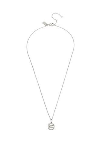 商品Coach|Signature C Short Pendant Necklace,价格¥391,第3张图片详细描述