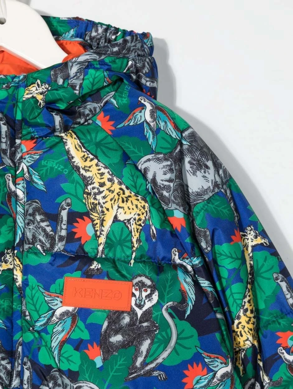 商品【商品预售7天】 Kenzo|Kenzo 男童羽绒服 K26076829 绿色,价格¥815,第4张图片详细描述