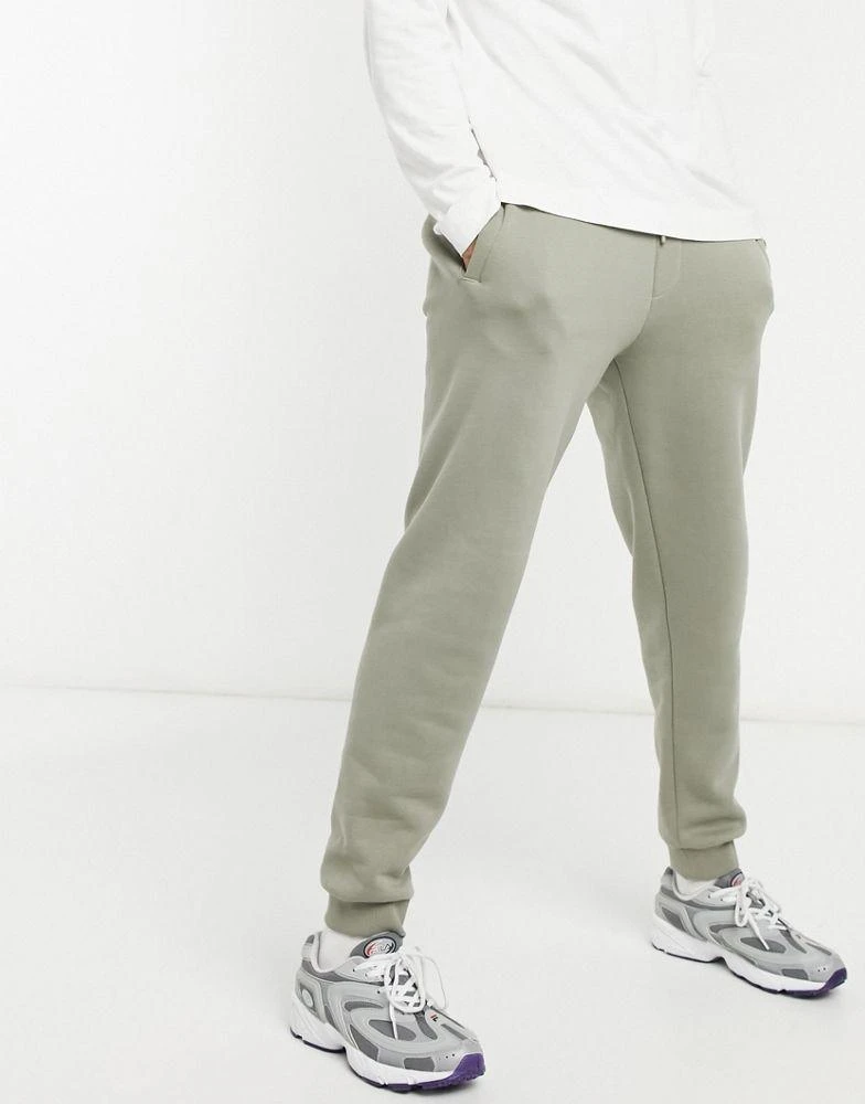 商品Fila|Fila todd logo tapered joggers in beige,价格¥273,第4张图片详细描述