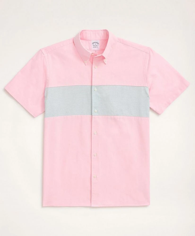 商品Brooks Brothers|Regent Regular-Fit Original Oxford Short-Sleeve Fun Shirt,价格¥412,第1张图片